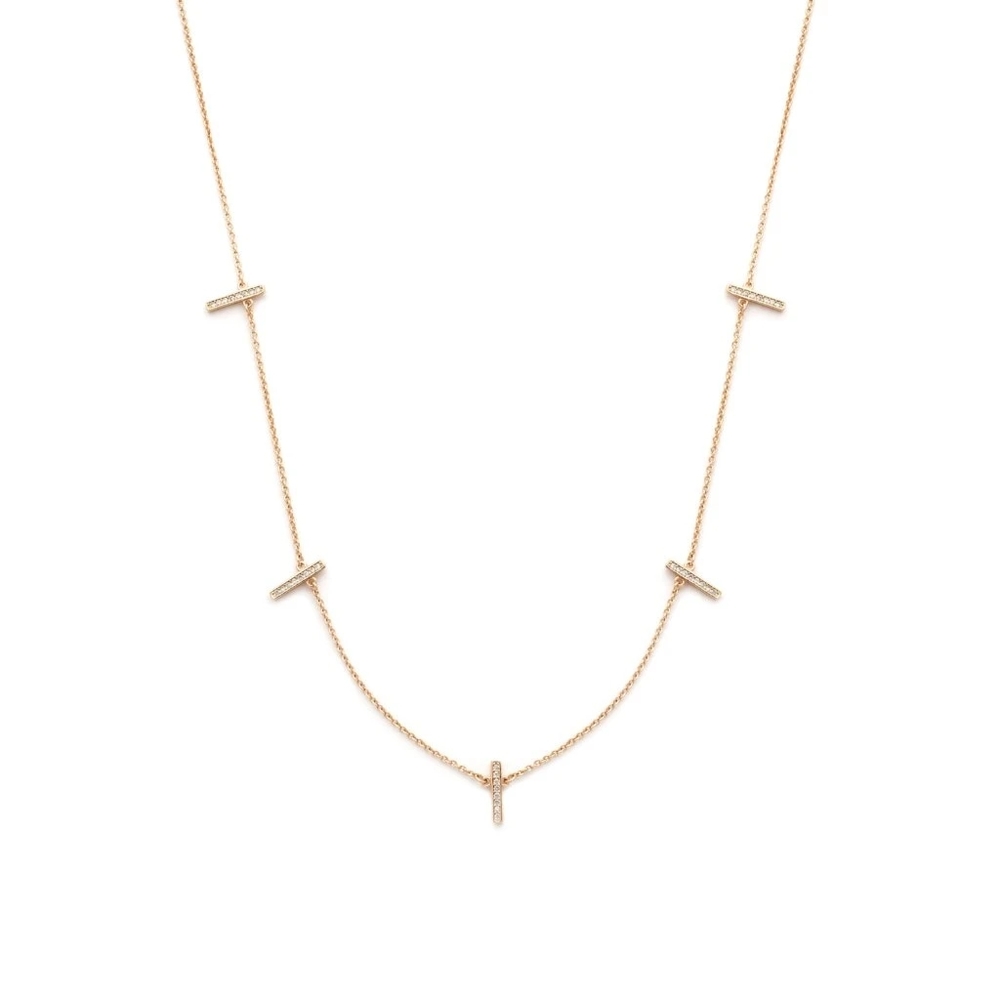 MELANIE AULD | Pave Bar Necklace